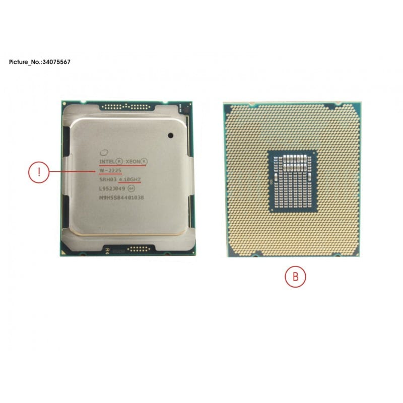CPU Intel Xeon W-2225 (4.1GHz Turbo Up To 4.6GHz, 4 Nhân 8 Luồng, 8.25MB Cache, LGA 2066) - Ảnh 3