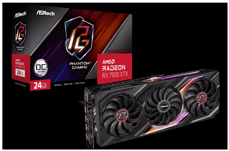 VGA ASROCK AMD Radeon RX 7900 XTX Phantom Gaming 24GB OC