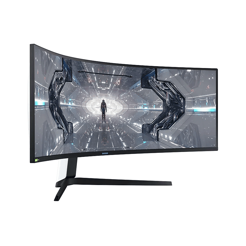 Màn hình Samsung Odyssey G9 LC49G95TSSEXXV (49 inch/DualQHD/VA/240Hz/1ms/420nits/HDMI+DP+USB+Audio/G-Sync/Cong) - Ảnh 3