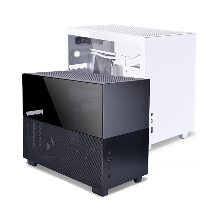 Vỏ Case LIAN-LI Q58 White PCIE 4.0 (Mini Tower/Trắng-Đen)