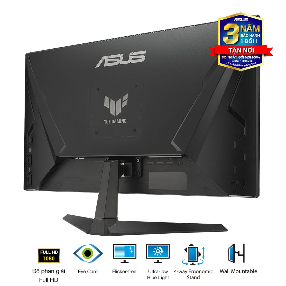Màn Hình Gaming ASUS TUF VG249Q3A (23.8 inch - FHD - Fast IPS - 180Hz - 1ms - ELMBSync - GSync - FreeSync) - Ảnh 4