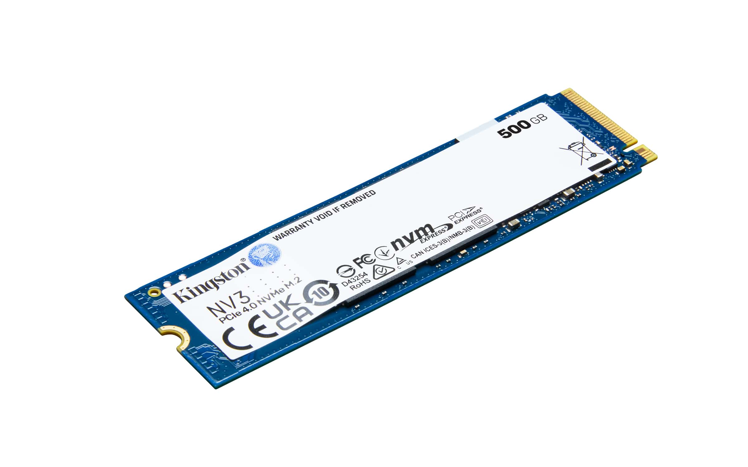 Ổ cứng SSD Kingston NV3 500GB PCIe 4.0 x4 M.2 NVMe (SNV3S/500G) - Ảnh 2